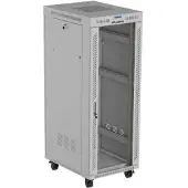 Lanberg 19" 32U 600x800 freist. LCD Glastuer V2 (FlatPack) gr (Speditionsversand) (FF01-6832-12SL)