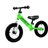 Leantoys Lean Toys Polkupyörä Balance Bike ROCKY vihreä puhallettavat pyörät