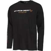 Savage Gear Signature Logo Ls T-Shirt Black Caviar