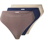 Calvin Klein Underwear Stringit laivastonsininen / suklaa / taupe