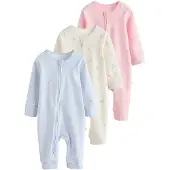 Next Yöpuku beige / vaaleansininen / vaalea pinkki / valkoinen
