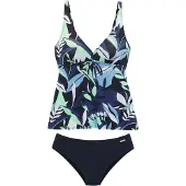 Sunseeker Tankini marine / vaaleansininen / tummansininen / vaaleanvihreä