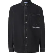 Karl lagerfeld Jeans A3m16001 Regular Denim Pitkähihainen Kauluspaita