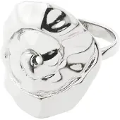 Pilgrim Haze Ring Silver-Plated - Silver - ONE SIZE