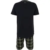 Ceceba Lyhyt pyjama marine / vihreä / musta / valkoinen