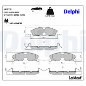 Delphi Jarrupalasarja (4kpl), levyjarru LP3751