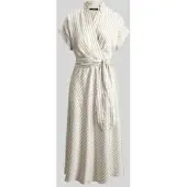 Ralph Lauren Luxe Twill-Wvn-Dresses - Cream - 46