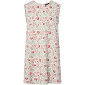 Pieces Pcsalume Sl Short Denim Dress - Cream - M