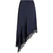 Vila Vilea High Low Lace Skirt - Navy - 40