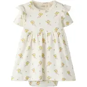 Lil´ Atelier Nbfgayo Sin Ss Body Dress Lil - Cream - 86