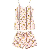 Gisela Fruit Print Frida Collection Hihaton Pyjama