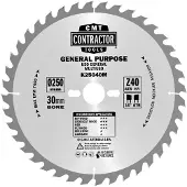 Cmt Katkaisuterä puulle K16040H; 160x20 mm; Z40; 10°