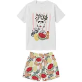 Gisela Pyjama keltainen / vihreä / punainen / offwhite