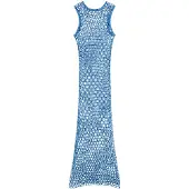 Desigual Pareo_Glimmer Day Blue - Blue - ONE SIZE