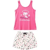 Gisela Pyjama fuksia / offwhite