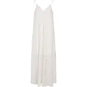 ROUGE EDIT Rouluca Ankle Slip Dress - Cream - 40