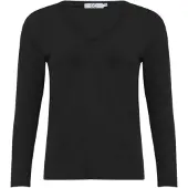Coster Copenhagen Cc Heart Long-Sleeve V-Neck T-Shirt - Black - XXL