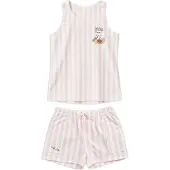 Gisela Pyjama vaaleanpunainen / offwhite