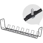 StarTech.com – Under Desk Cable Management Tray Black (S1MB-DESK-CABLE-TRAY)