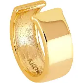 Lykken Casuals sileät earcuff-korvakorut kultapinnoitteella 9.5 mm