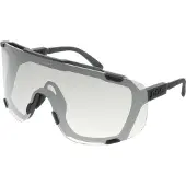 POC Devour Photochromic Bike Sunglasses Translucent Black/Clarity Photochromic/Changeable Grey One Size