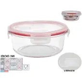 Hella Pyöreä lounasrasia 1300 ml 8 5 x 20 x 20 cm KITCHEN&amp GO 8445393578736 (8445393578736)
