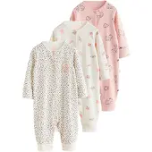 Next Yöpuku beige / roosa / musta / valkoinen