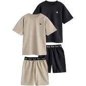 Next Yöpuku beige / musta / valkoinen
