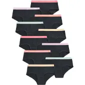Next Alushousut vaaleanvihreä / vaaleanvioletti / vaaleanpunainen / musta