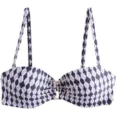 Next Bikinitoppi laivastonsininen / syreeni / valkoinen