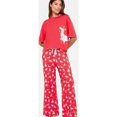 Lipsy Pyjama pastellinpinkki / punainen / valkoinen