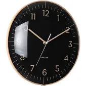 Karlsson Wall Clock Esencia Dome Black - Black - Ø 30 CM