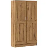vidaXL Kirjakaappi artesaani tammi 82,5x30,5x150 cm tekninen puu