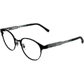 Lacoste L3115 48/18/135 Matte mustat metalliset silmälasit POJAT L3115