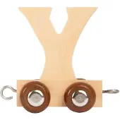Small Foot - Wooden Letter Train - Y - 12 pieces