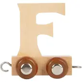 Small Foot - Wooden Letter Train - F - 12 pieces