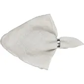 Broste Copenhagen - Gracie Lautasliina Pellava 45x45 cm Luonnonvalkoinen