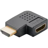 Goobay AV Adapter HDMI angle adapter 90, gold plated (8K@60HZ)