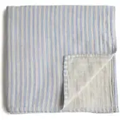 Mushie Muslin iso harso Blue Stripe