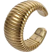 Lykken Trend kullattu kaareva earcuff teräskorvakoru 12 mm