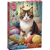 Cherry Pazzi Knitty Cat 1000p palapeli