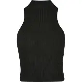 Urban Classics Short Rib Knit Turtleneck Hihaton T-paita