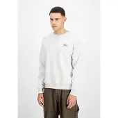 Alpha industries Collegepaita musta / meleerattu valkoinen