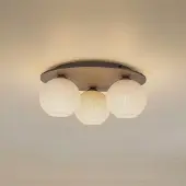 TK Lighting Kattovalaisin Virlo , himmennettävä, Vaalea puu, Olohuone/ruokailutila, Lasi
