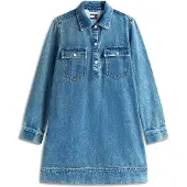 Tommy Hilfiger Tjw Pullover Denim Dress - Blue - S