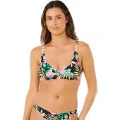 Rip Curl Women's Molokaï Halter Bikini Top Black XL