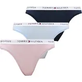 Tommy Hilfiger Underwear Alushousut laivastonsininen / vaaleansininen / vanha roosa / valkoinen