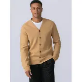TeeShoppen Neuletakki ' Cardigan ' hiekka