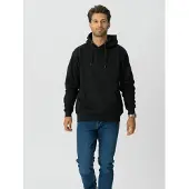 TeeShoppen Collegepaita ' Hoodie ' musta