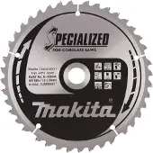 Makita Pyörösahanterä HM 190 mm, Z-40 Akkujiirisahat
